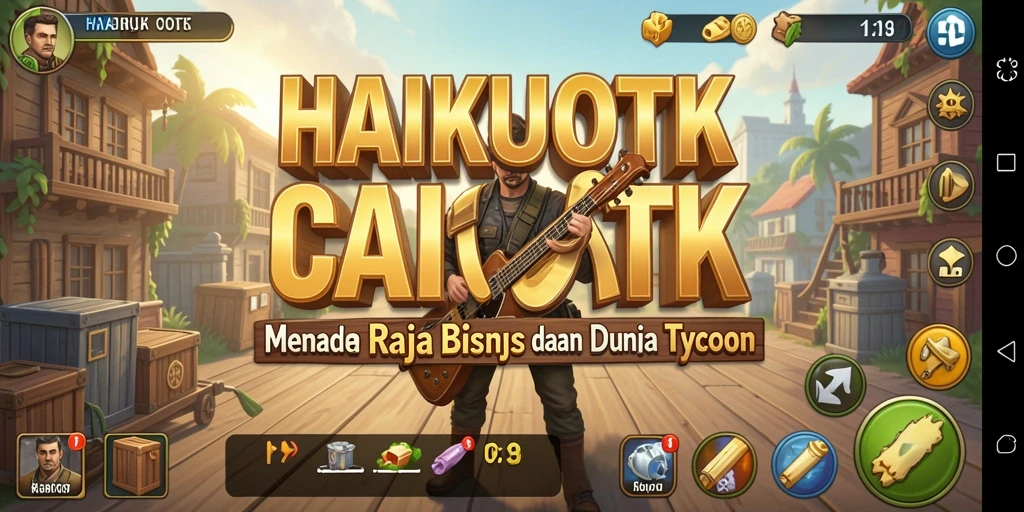 Screenshot utama HAIKUOTK menampilkan gameplay Tycoon yang seru.