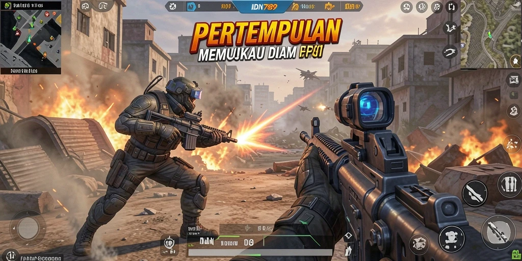 Gambaran aksi seru dalam gameplay IDN789.