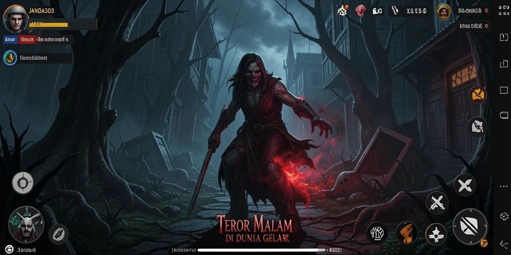 Gameplay menegangkan di JANDA303 dengan suasana yang mencekam.