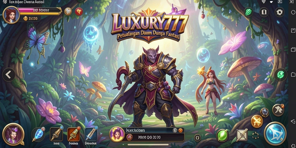 Gameplay LUXURY777 yang penuh petualangan dan karakter menarik.