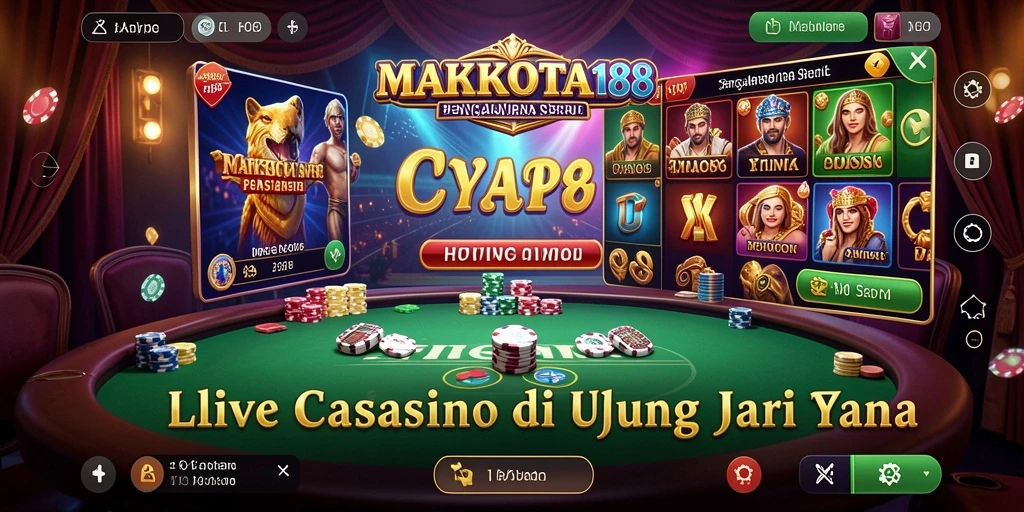 Tampak menarik dari gameplay Live Casino di MAHKOTA188.