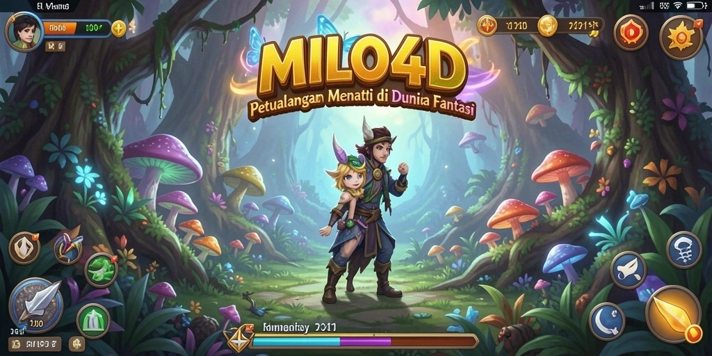 Tampilan gameplay menarik dari MILO4D di dunia petualangan konstan.