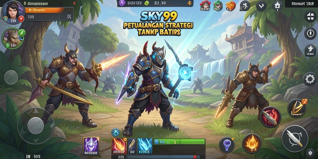 Tampilan gameplay SLG yang menarik dan strategis di SKY99.