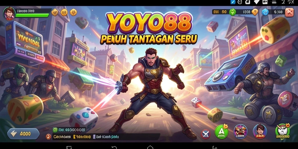 Tampilan gameplay seru dari YOYO88 yang menantang.